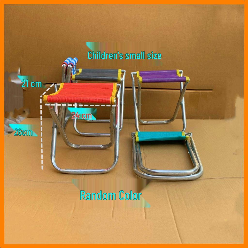 Compact Outdoor Folding Chair with Backrest - Portable for Fishing, Travel, and Street Stalls