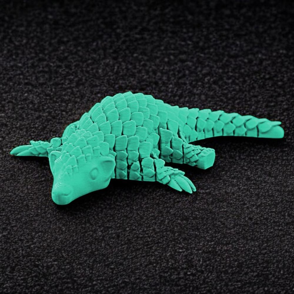 Realistic Pangolin Ornament Movable Joints 3D Printed Pangolin Model  Birthday Gift