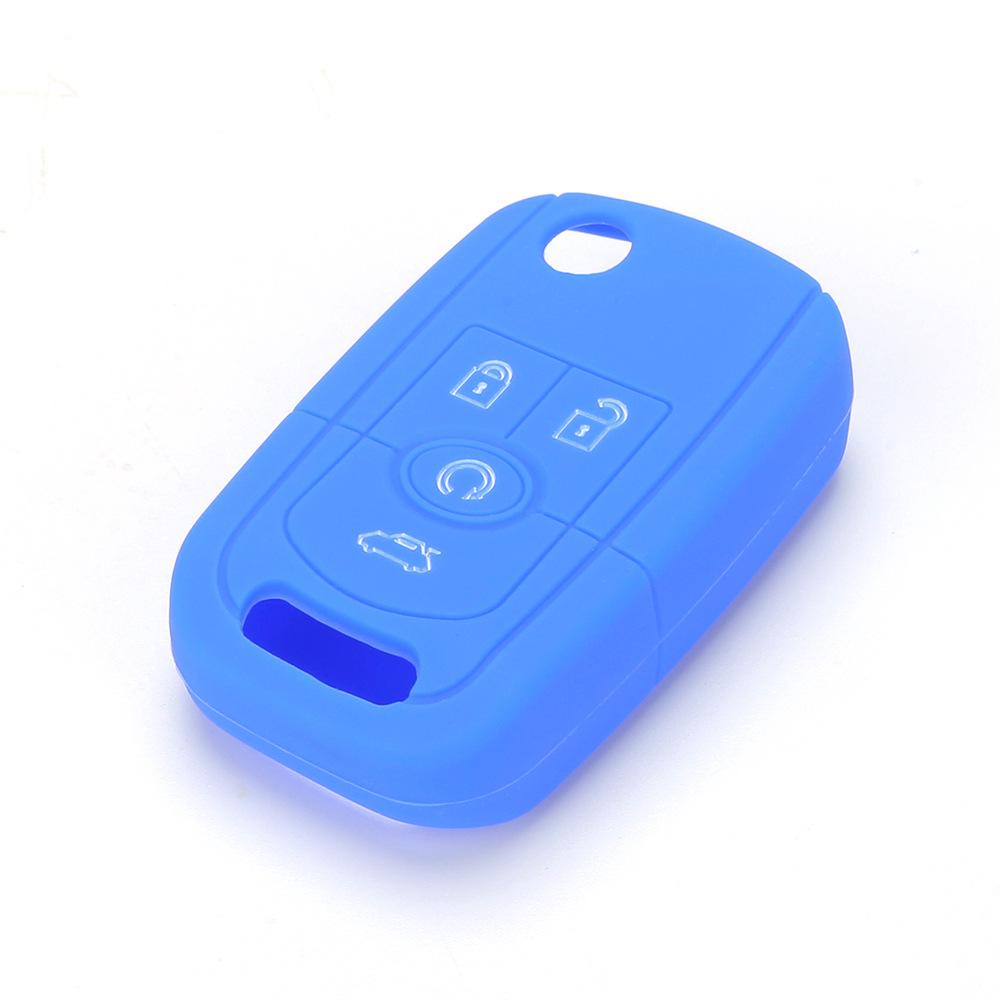 For Buick Excelle Folding 4-button Silicone Key Cover Key Bag Button Oil-filled Car Remote Control Shell Protective Cover