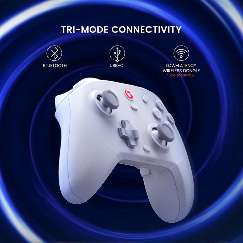 T4 Cyclone Pro Wireless Pro Controller for Switch/Lite/OLED, Hall Effect Controller (No Drifting) for Windows PC, macOS, Steam Deck, Android & iOS