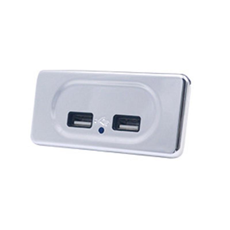 Dual Usb Charger Socket 4.8A 3.1A 12v For Motorcycle Auto Truck Atv Boat Car Rv Bus 2.1A 2.4A Power Adapter Outlet