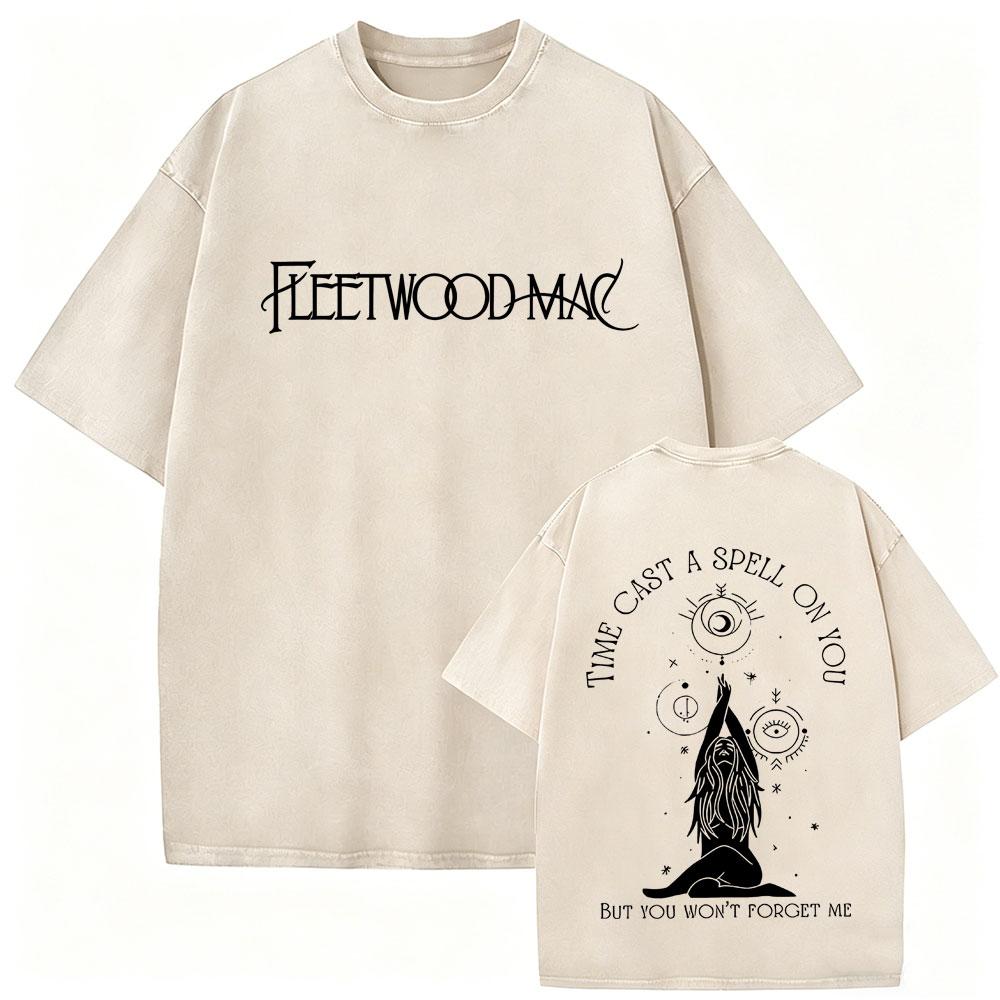 Washed Vintage Rock Band Fleetwood Mac Graphic T-shirt Stevie Nicks T Shirt Rumours T Shirts Men Women Gothic Oversized T-shirts