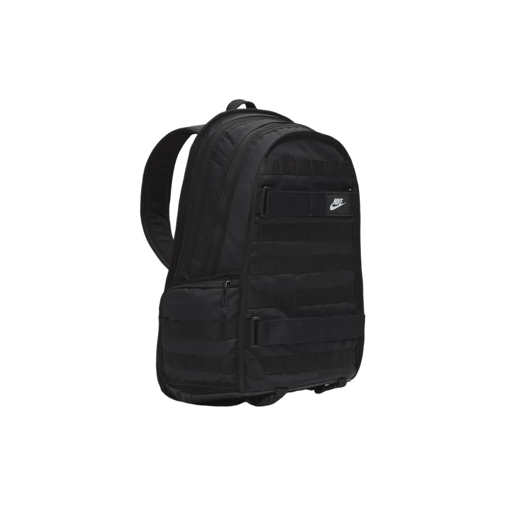 Nike Polyester Backpack Unisex Black White (Unisex) Backpacks FD7544 010