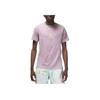 Jordan Sport DNA Solid Color Logo Graphic Crew Neck Tee Men Tops Purple Red DO8899-501