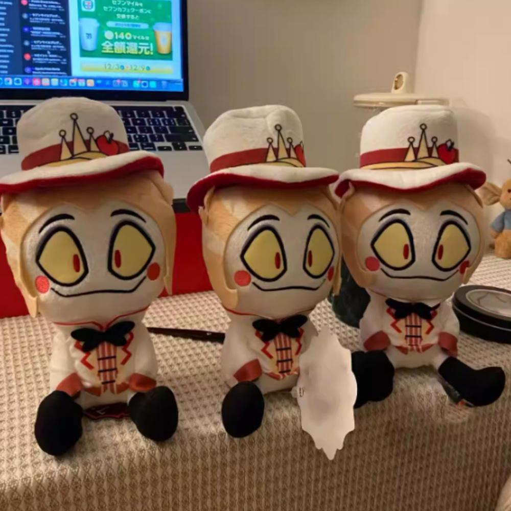 30cm Κούκλα Βελούδινη Hazbin Lucifer Husk Κούκλα Παιχνίδι El Alastor Δαίμονας Μαλακές Κούκλες Βελούδινες Περιφερειακό Διακοσμητικό Δωμάτιο Μαξιλάρι Βελούδινο Δώρο
