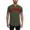 Muscleguys Summer Breathable  Fitness Training Clothes Men's Fashion Casual Short Sleeves Tops