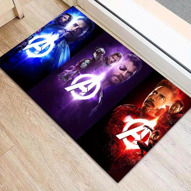 

1pc Avengers Pattern Area Rug Soft Flannel Floor Mat for Living Room,Office,Bedroom and Carpet,Sofa Coffee Table Floor Mat 60cm by 90cm