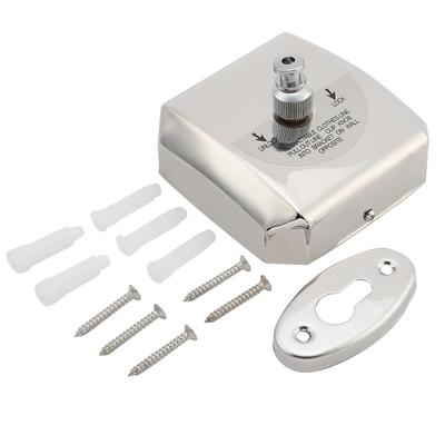 Square Stainless Steel Retractable Clothes Line Indoor Laundry Single Clothesline