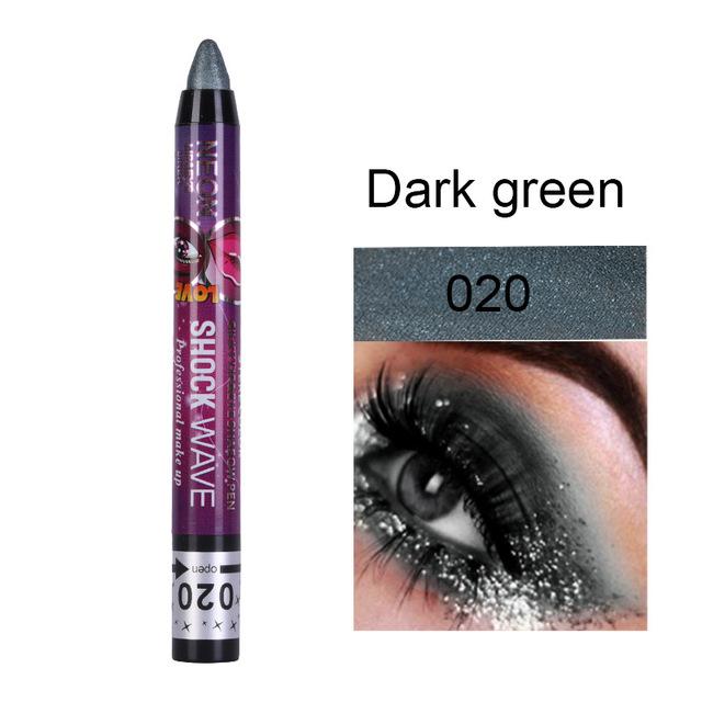 36 Colors Long -Lasting Eyeshadow Pencil Waterproof Pigment Blue Brown Black Eyeliner Pen Women Fashion Color Eye Makeup Cosmetic