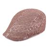 Lace Beret Ladies Silk Mesh Duck Tongue Hat Summer Travel Cool Cap Breathable Sun-shading Forward Cap Female Net Cap