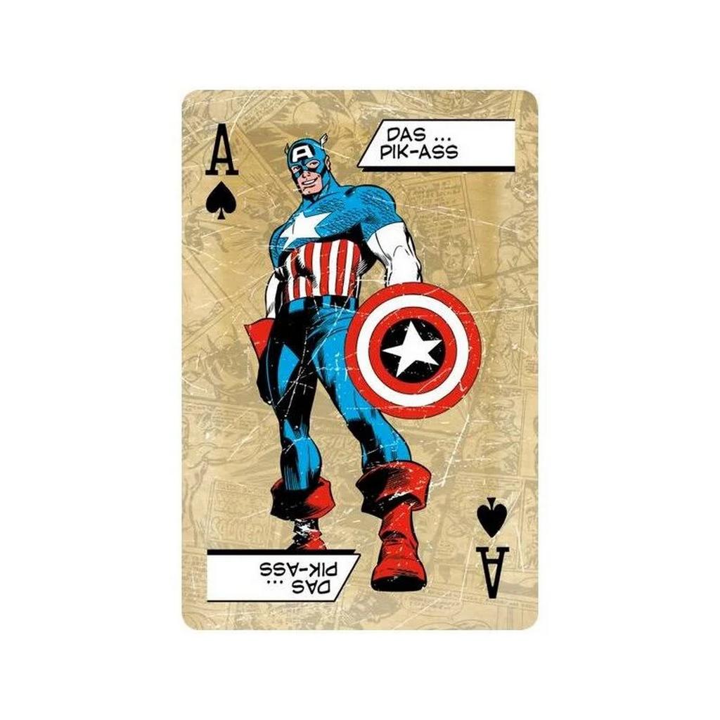 Captain America Comic Cover Playing Card Deck