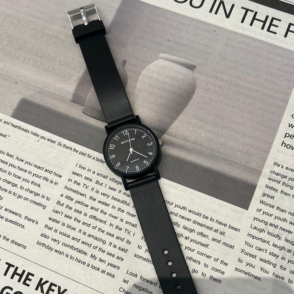 Examination Watch Male And Female Students Mori College Style Fashionable And Versatile Simple Large Dial Hands Quartz Watch