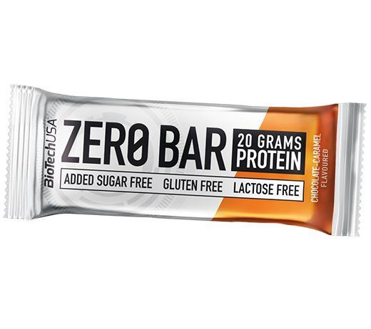 

Протеиновый батончик без сахара, Zero Bar, BioTech (USA) (14084006) 50g Chocolate with caramel