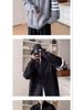 Men's Striped Cardigan Sweater: Casual Knitwear Jacket with High-End Feel for Autumn/Winter.