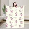Warm BlanketKids Camping M-Mashas and B-Bears  Throw Blanket  Flannel Bedspread For Bedroom Graphic Sofa Bed Cover