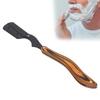 Oldfashioned Straight Edge Razor Men's Foldable Manual Razor Wood Handle Beard Shaver