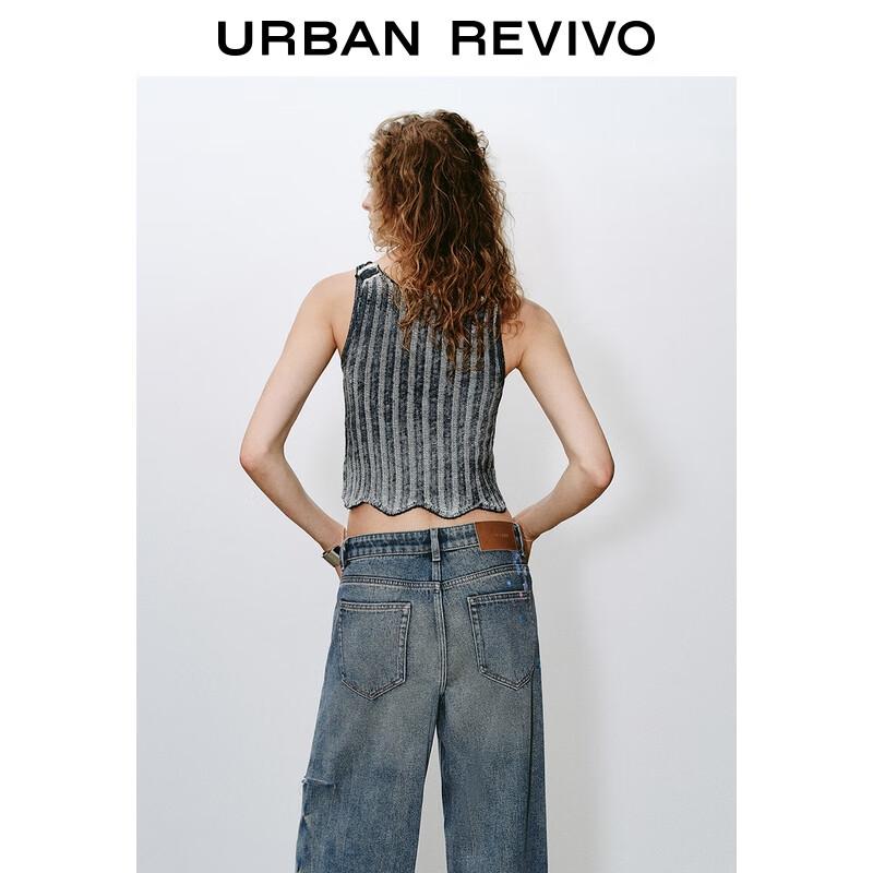 UR 2025 Summer Women's Textured Sleeveless Knit Top