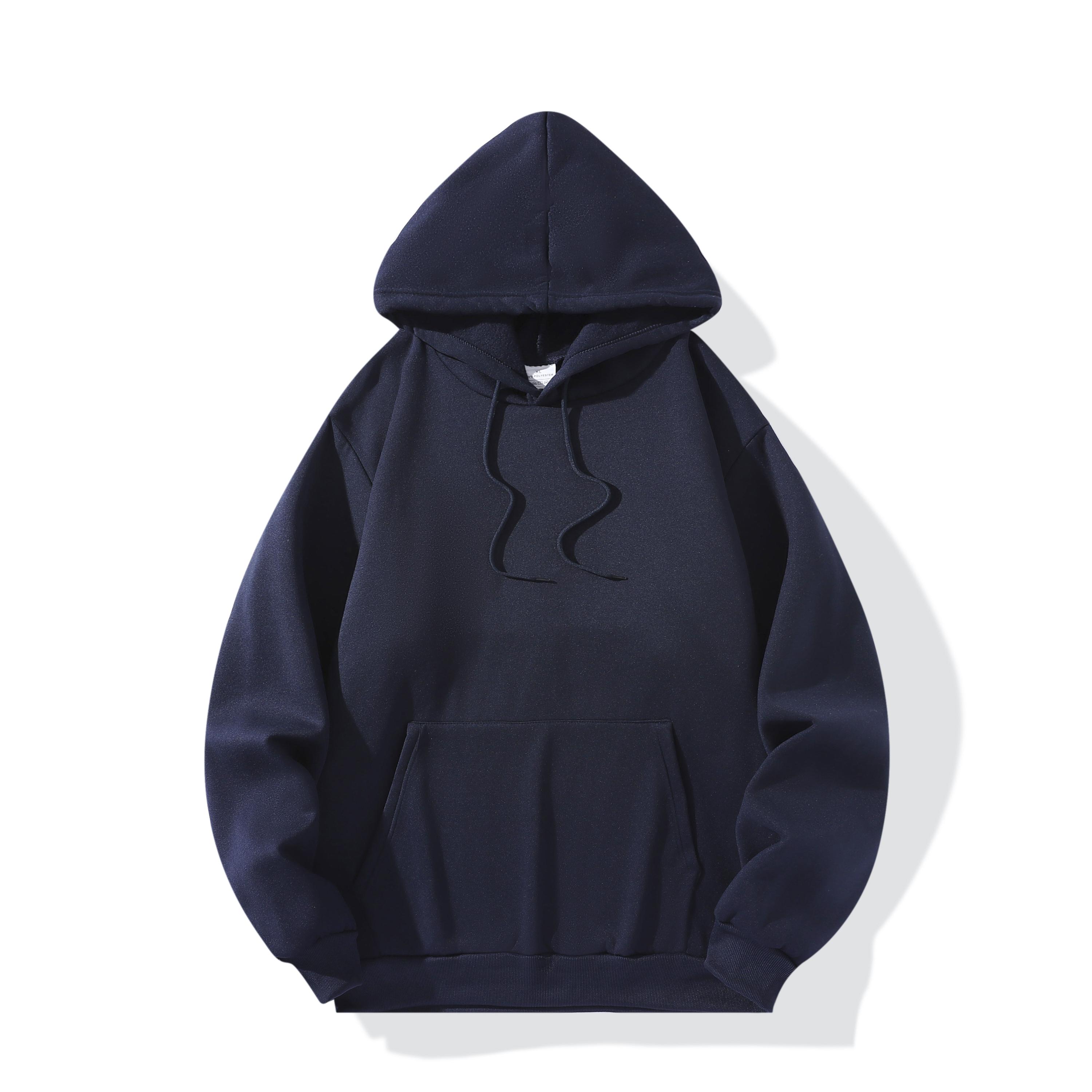 

Men s and Women s Hoodies Autumn Winter Solid Color Thickened Hoodies Sweatshirts Fashion Casual Men Pullovers Tops Multi Color 2XL