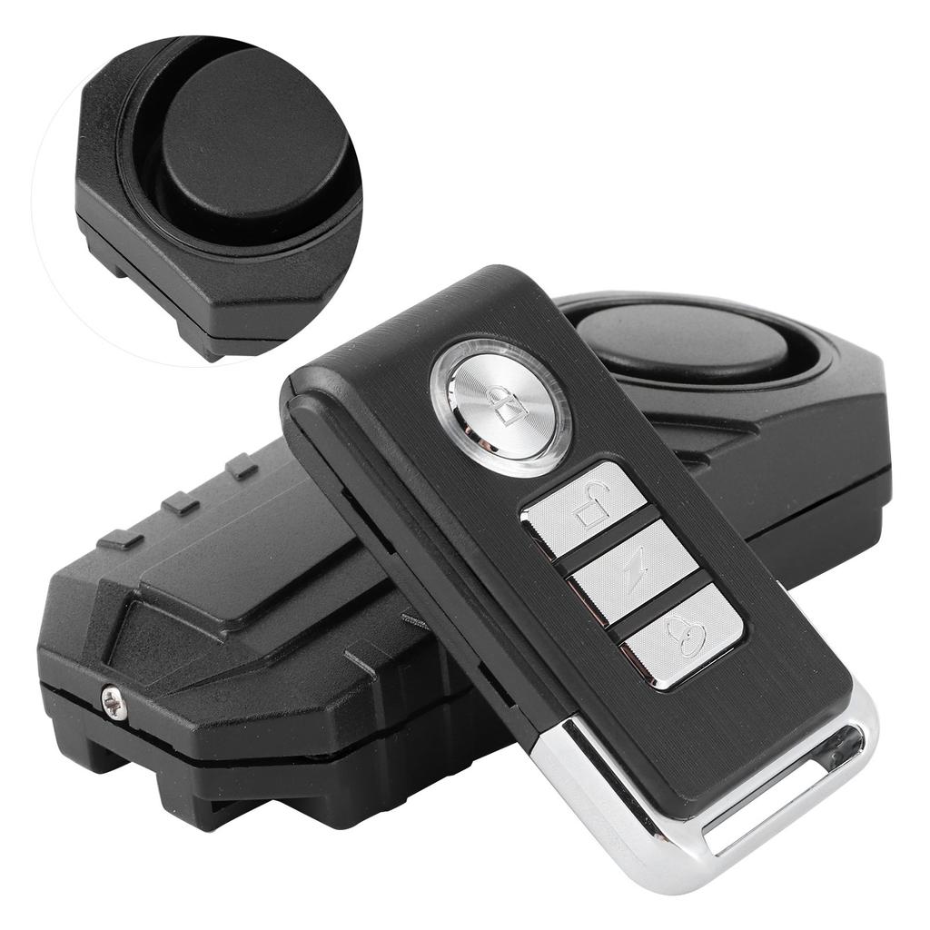 Motorbike AntiTheft Alarm 113dB Remote Control Wireless Protective Vibration Security System