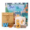 Montessori Alphabet Numbers Flash Cards for Kids 3-6 Years ABC Learning Toys Wooden Letters Numbers Preschool Educational Toys