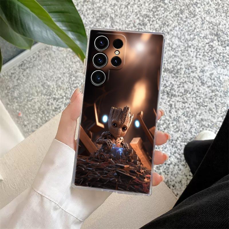 Baby Marvel Superhelden Transparente Hülle Für Samsung Galaxy S26 S25 Ultra S24 S22 S26 Plus S20 S23 S21 S25 S24 FE 5G Klare Abdeckung