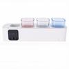 Electric Toothbrush Clean Holder Wall Mounted LED Display Rechargeable Toothbrush Cleaner Holder with 5 Slots for