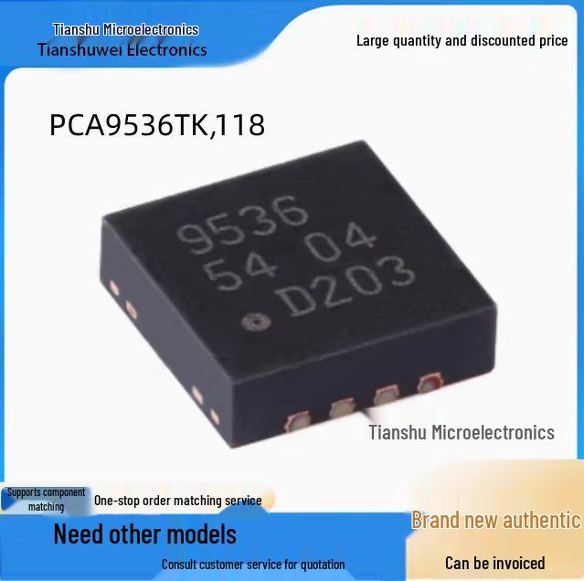 

PCA9536TK,118 4-bit I2C/SMBus I/O Expander, HVSON-8-EP Package
