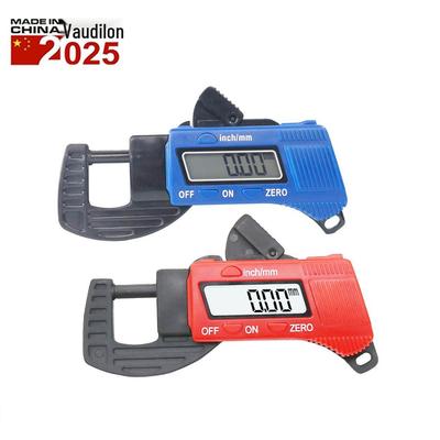 Electronic Digital Thickness Gauge & Micrometer Caliper for Measuring Paper and Leather