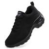 New Four Seasons Leisure Sports Women's Shoes Large Size PU Air Cushion Running Women's Shoes Outdoor Travel Shoes Lace-up Shoes