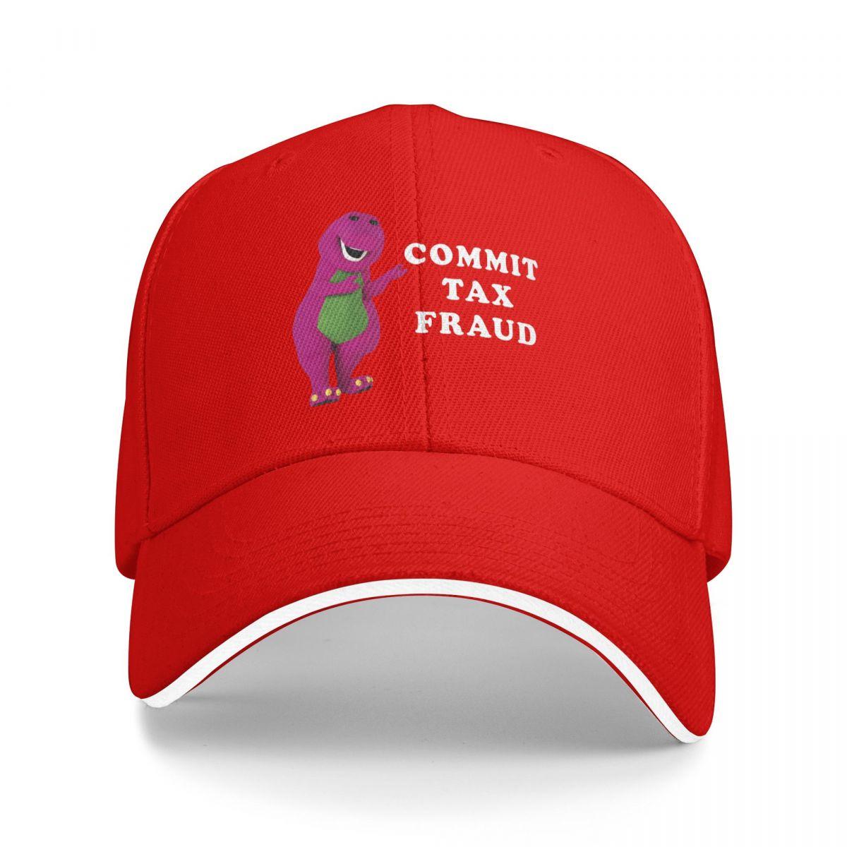 

Baseball Caps Commit Tax Fraud Funny Graphic Men Women Sport Summer Caps One Size
