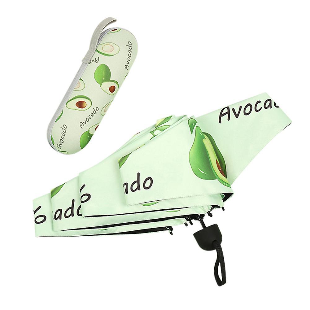 Ultra Lights and Small Mini Umbrella with Cute Capsule Case 5 Folding Compact Pocket Umbrella