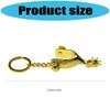 Western Charm Alloy Spur Keychain Vintage Equestrian Gift Bag Hanging Decoration For Cowboy Enthusiasts