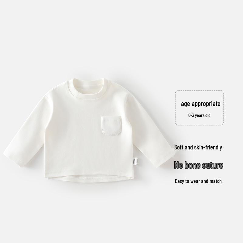 Shu Velvet Autumn Infant Base Layer: Warm Top for Baby Boys & Girls