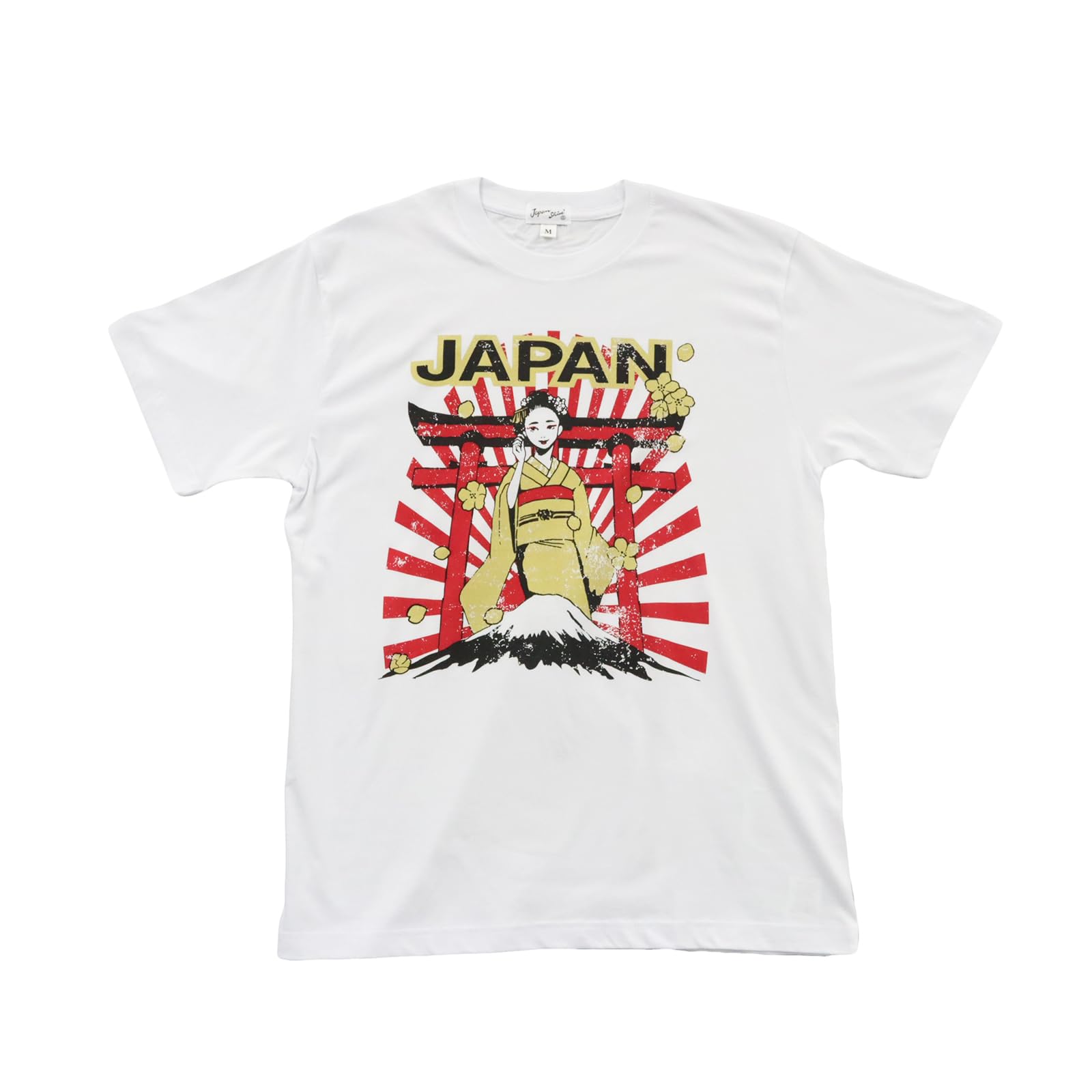 Japanese Souvenir Torii 10 years old White Shin-ei [T-shirt - Maiko] (130cm)