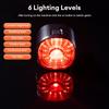 GIYO Auto Brake Sensing Bicycle Tail Light -USBRechargeable, lP66 Waterproof LED WarningLight for MTB & Road Bike Night Safety