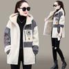 Women's Hooded Long Sleeve Loose Fit Casual Open Front Fleece Jacket Outerwear Coat