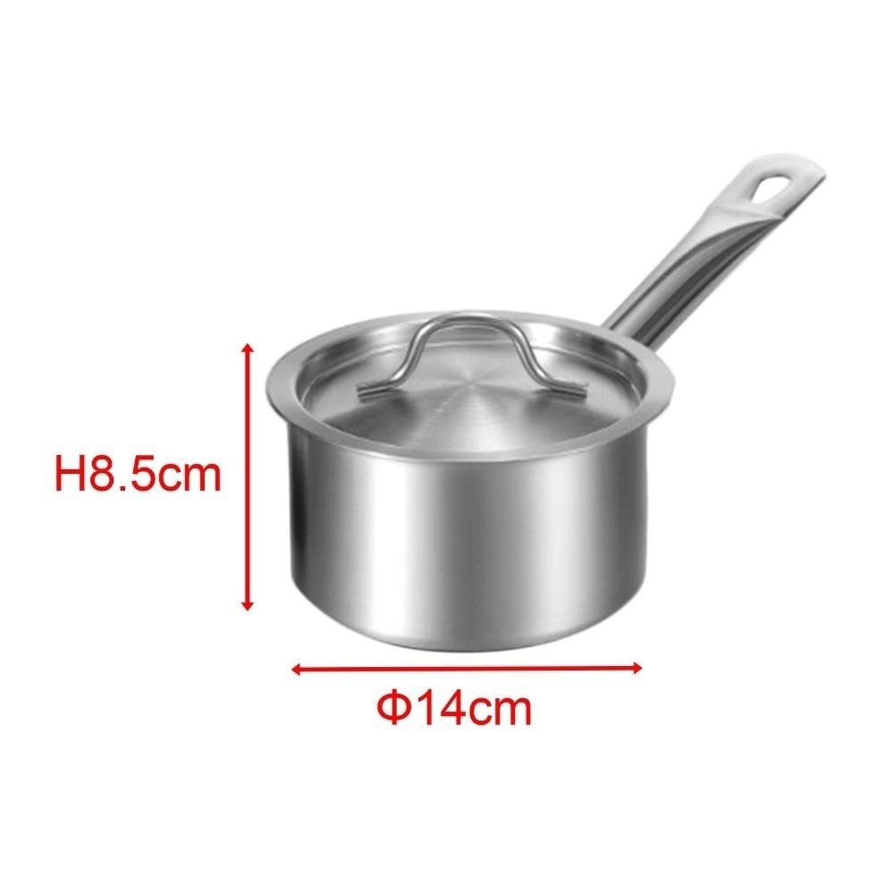 Stainless Steel Cooking Pot Practical Milk Pot New Sauce Pan  Kitchen Supplies