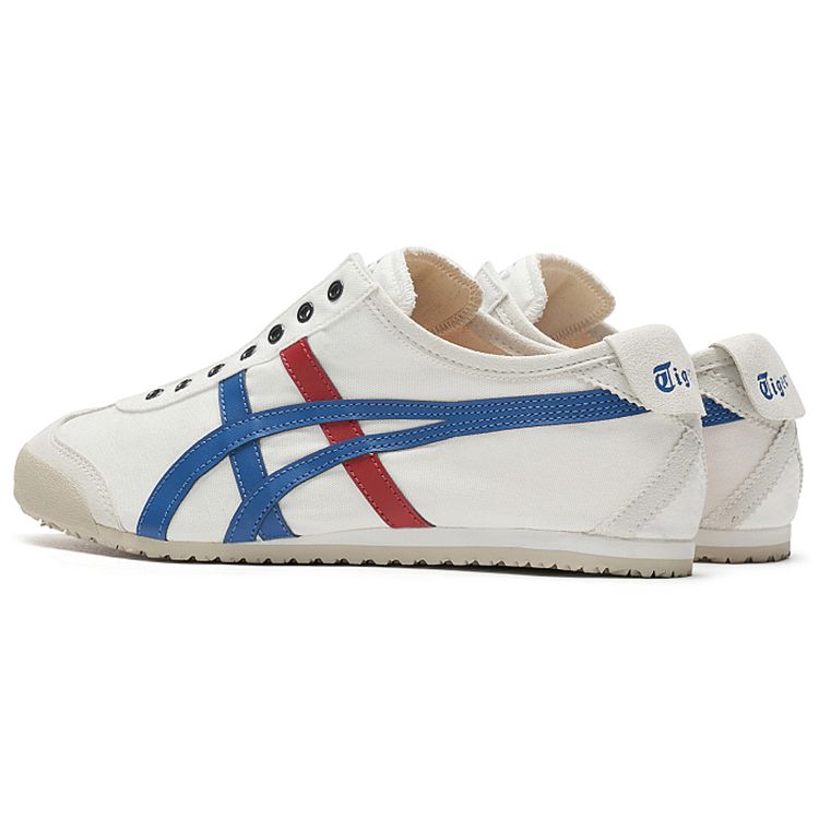 Onitsuka Tiger Mexico 66 Slip-On Unisex White Blue Red D3K0N-0143