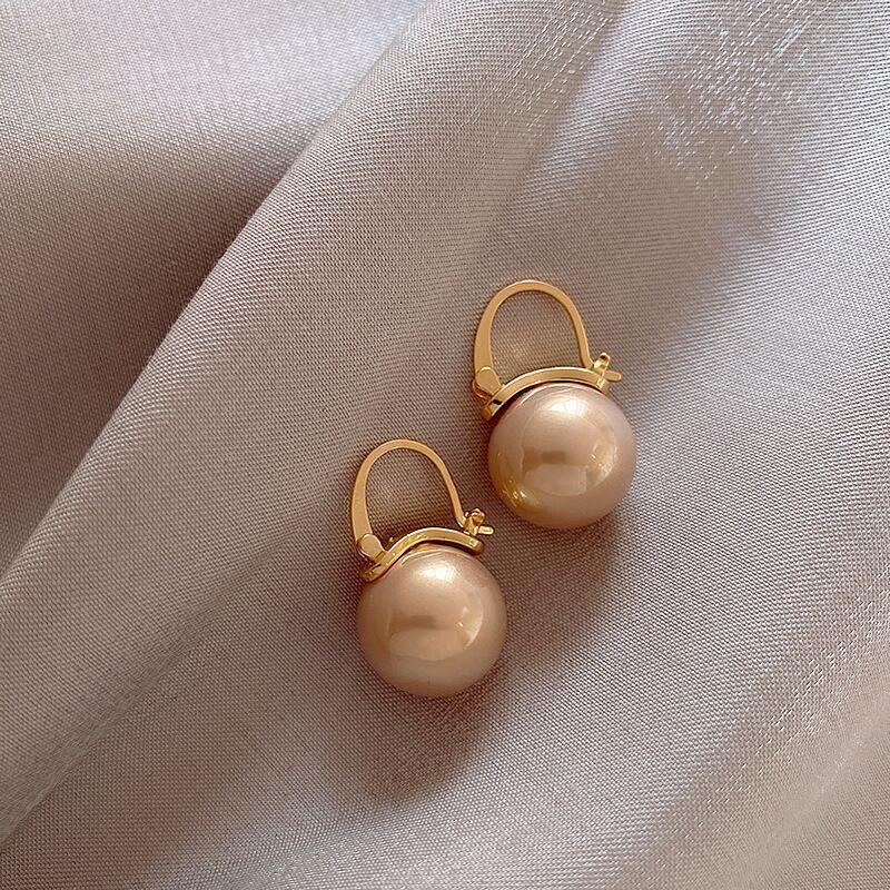 Water Drop Pearl Rhinestone Tassel Earrings