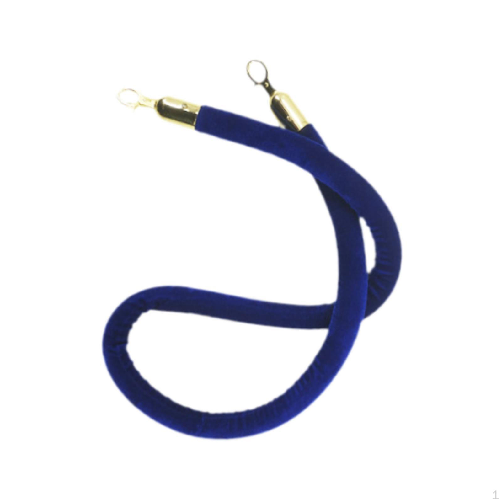 

150 см веревка для стойки из бархата с карабином для мероприятий Gold Snap Hook