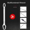 Multifunctional Hand Tool Screw Nuts Double-Head Wrench Repair Tools Universal Wrenches Spanner