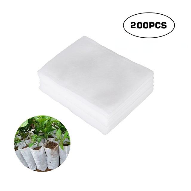 100/200ks 7* 9cm Zahrada Ochrana životního prostředí Dětské květináče Tašky na pěstování sazenic
