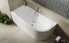 VEO black wall-mounted shower tap from Besco