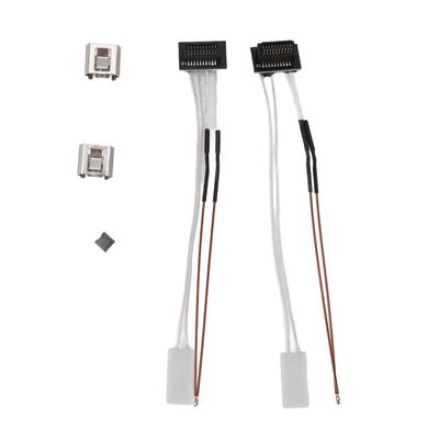 2 Set 24V 48W Keramikheizer Thermistor-Kit mit Befestigungsklemme für Bambu Lab P1P P1S