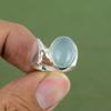 Aquamarine Ring 925 Sterling Silver Ring Original Gemstone Ring Handmade Elegant Jewelry Wonderful Ring Gift For Love Available In Ring Size