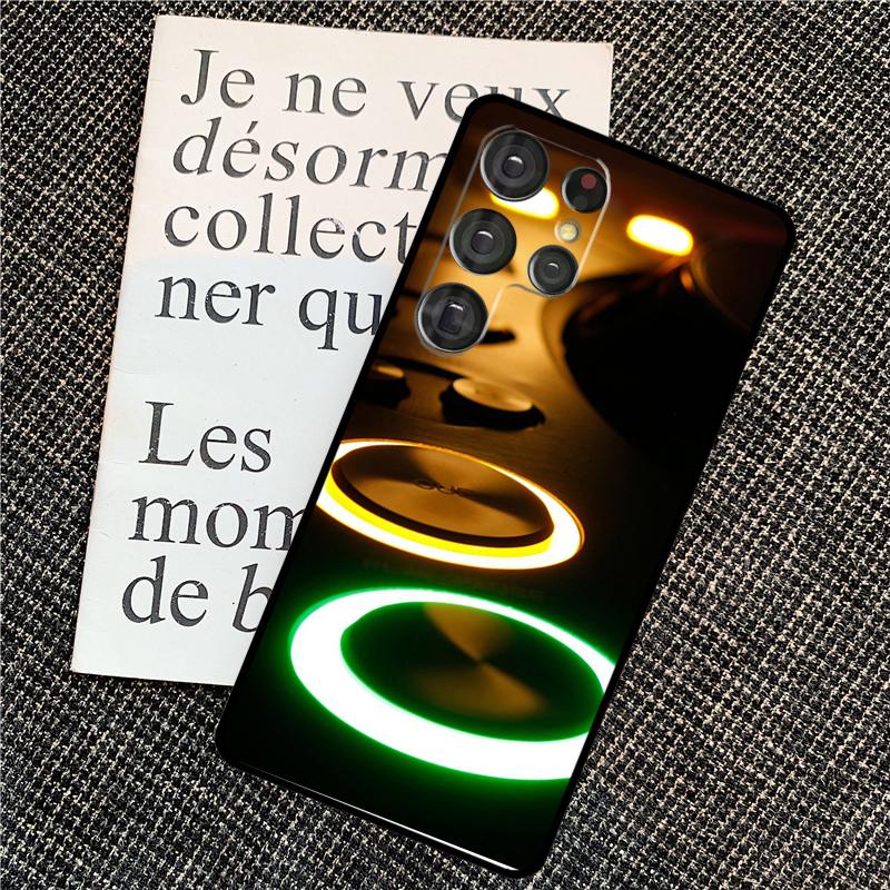 Techno Music Case For Samsung Galaxy S25 S24 Ultra S20 S21 S22 S23 Ultra S9 S10 Plus S25 FE Back Cover