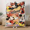 1pc, Disney Home Decor: Cozy Mickey & Minnie Mouse Flannel Throw Blanket Perfect Gift for Bedroom, Living Room, Travel, Camping, Car