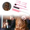 3Pcs Hair Styling Comb Set with 4 Hairclips Soft Double Head Bristle Hair Brush for Women Men Kids