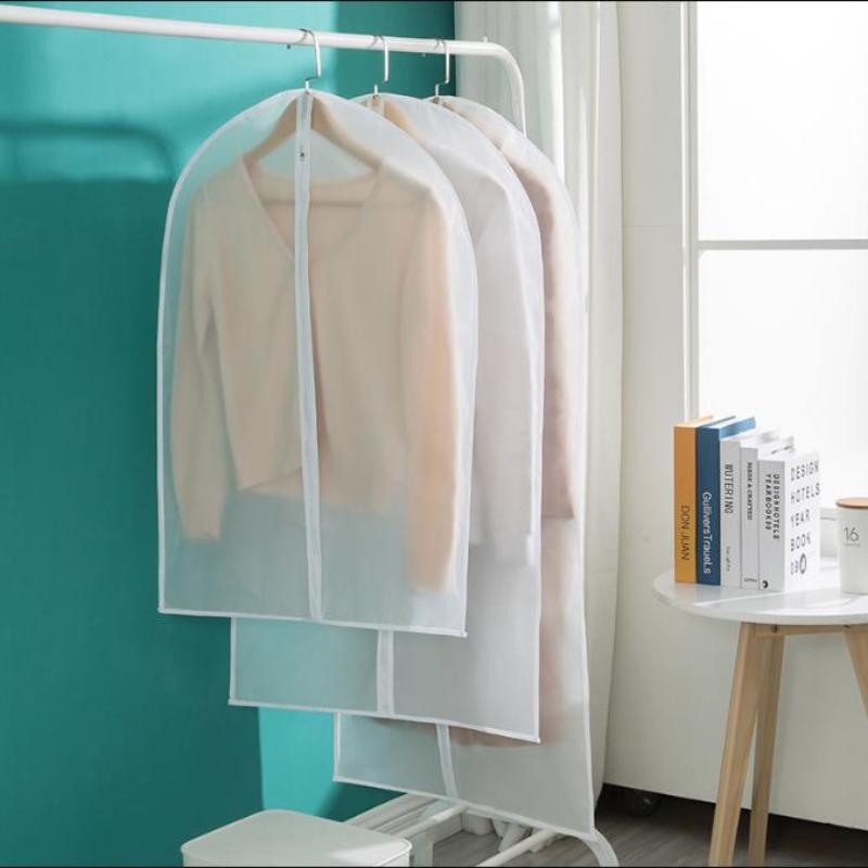 Büyük Kapasiteli Giysi Toz Örtüsü Giysi Saklama Asılı Giysi Elbise Takım Elbise Palto Kalınlaştırma