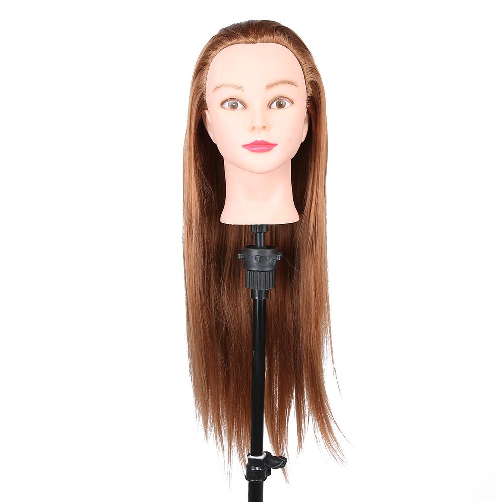 Wig Hair Mannequin Head Hair Styling Braiding Salon Training Practice Head Model 70cm